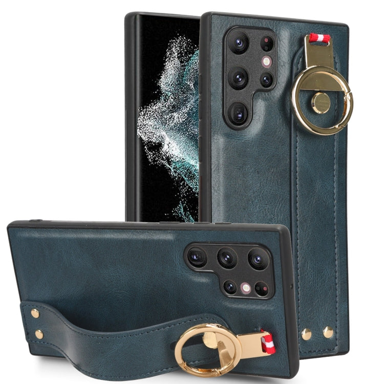 Wristband Leather Back Phone Case
