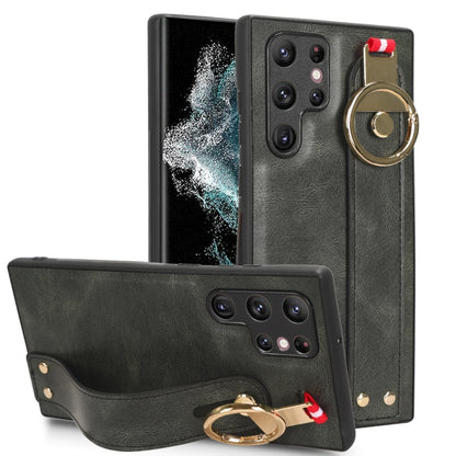 Wristband Leather Back Phone Case