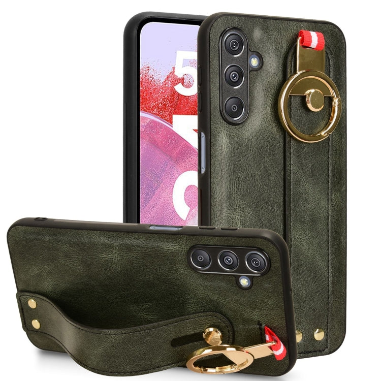 Wristband Leather Back Phone Case