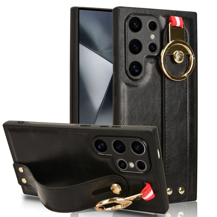 Wristband Leather Back Phone Case