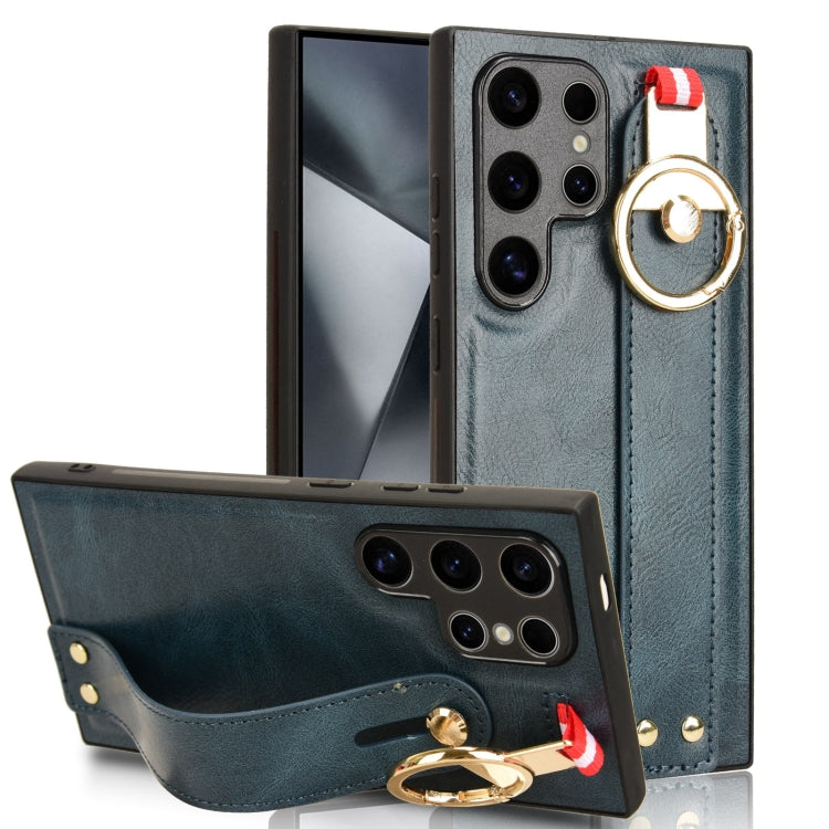 Wristband Leather Back Phone Case