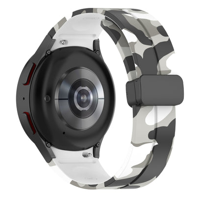 Magnetic Clasp Camouflage Silicone Watch Band