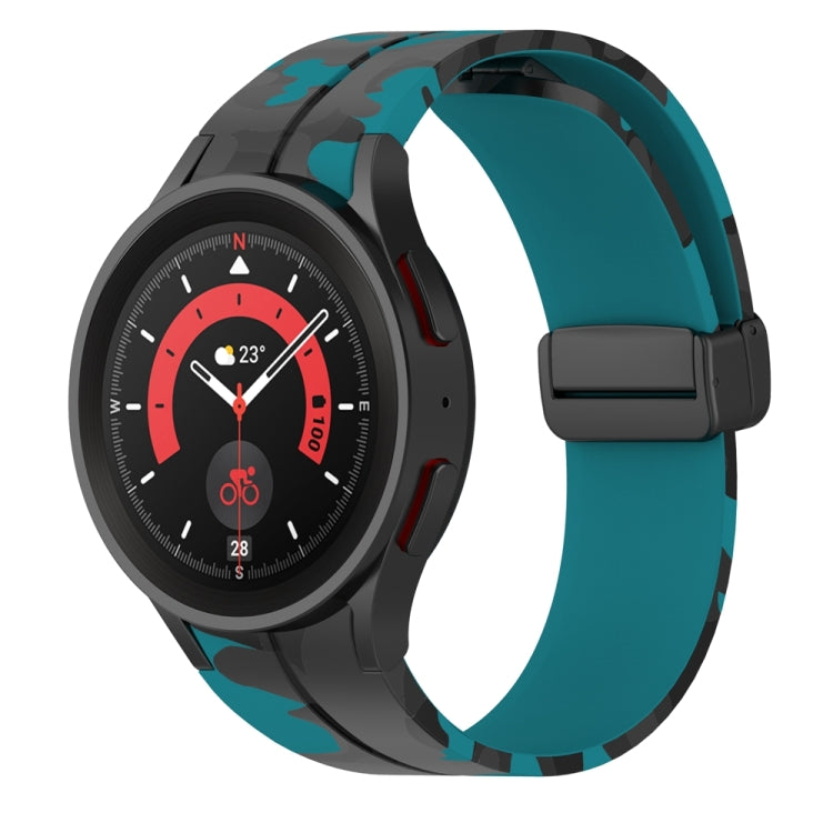 Magnetic Clasp Camouflage Silicone Watch Band