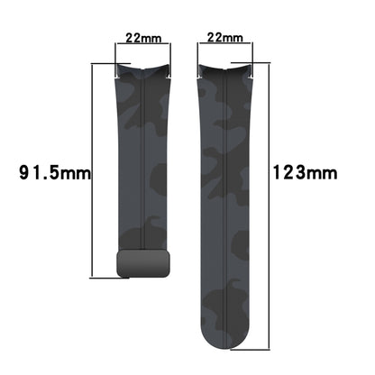 Magnetic Clasp Camouflage Silicone Watch Band