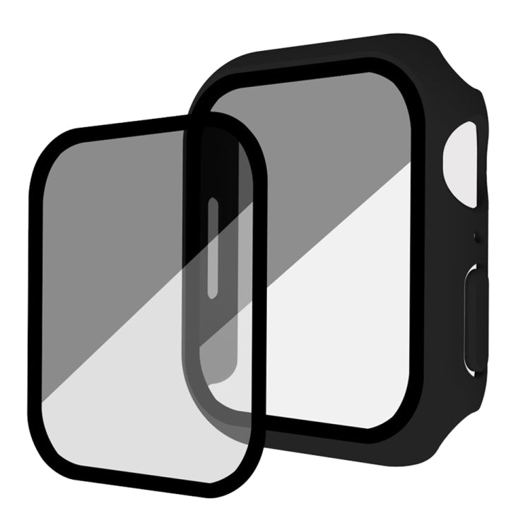 Frosted PC + Anti-spy Tempered Film Integrated Watch Protective Case