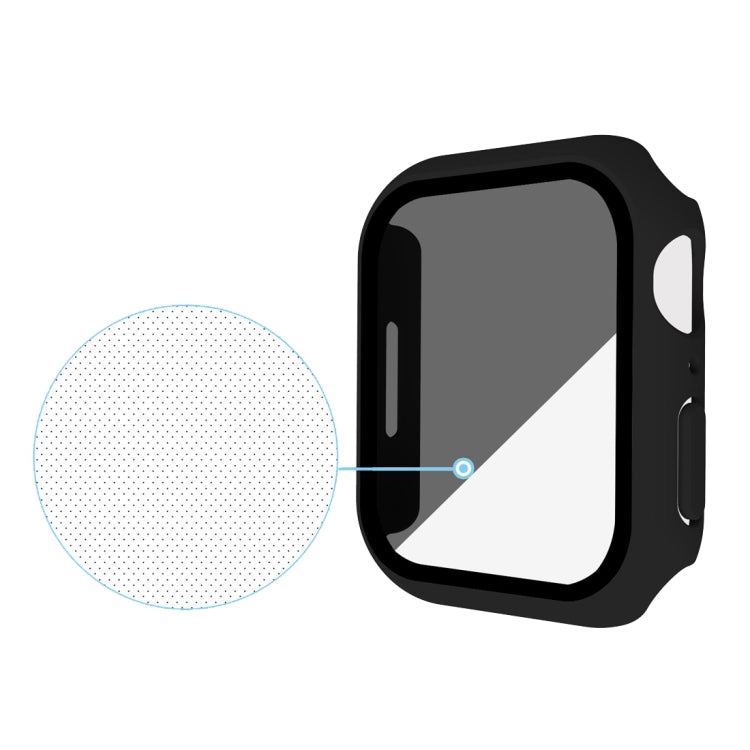 Frosted PC + Anti-spy Tempered Film Integrated Watch Protective Case