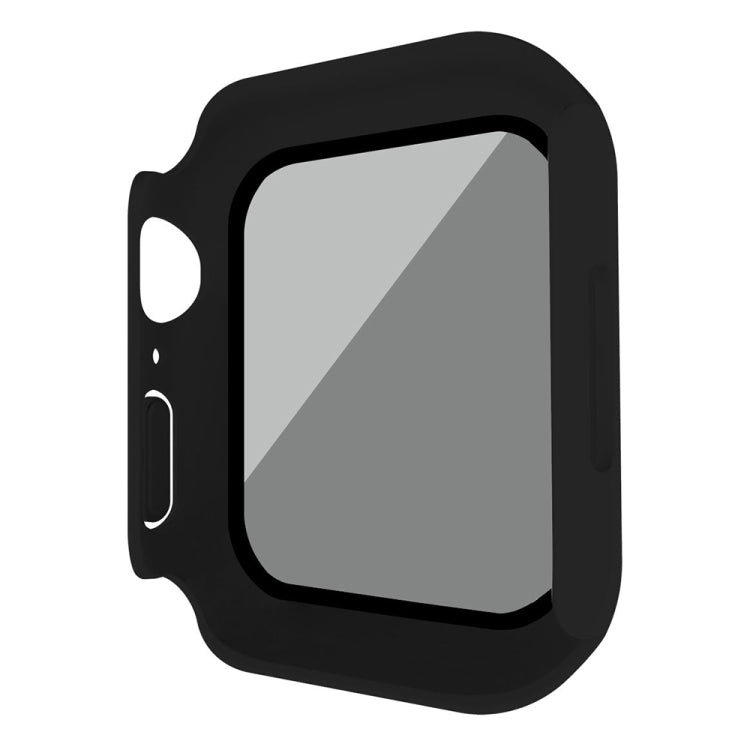 Frosted PC + Anti-spy Tempered Film Integrated Watch Protective Case