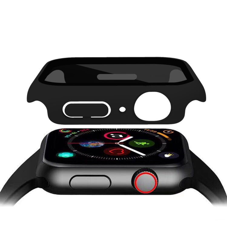 Frosted PC + Anti-spy Tempered Film Integrated Watch Protective Case