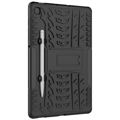 Tire Texture TPU+PC Shockproof Case  , with Holder & Pen Tray, For Samsung Galaxy S6 Lite