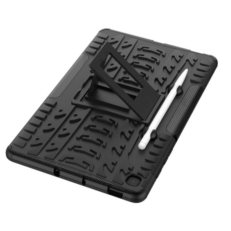 Tire Texture TPU+PC Shockproof Case  , with Holder & Pen Tray, For Samsung Galaxy S6 Lite