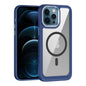 MagSafe Carbon Fiber Transparent Back Panel Phone Case