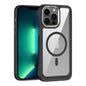 MagSafe Carbon Fiber Transparent Back Panel Phone Case