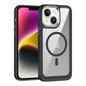 MagSafe Carbon Fiber Transparent Back Panel Phone Case