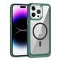 MagSafe Carbon Fiber Transparent Back Panel Phone Case