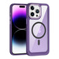 MagSafe Carbon Fiber Transparent Back Panel Phone Case
