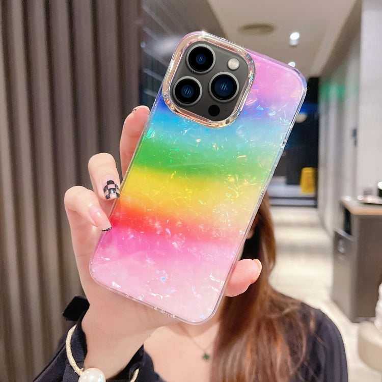 Colorful Crystal Shell Pattern PC + TPU Phone Case