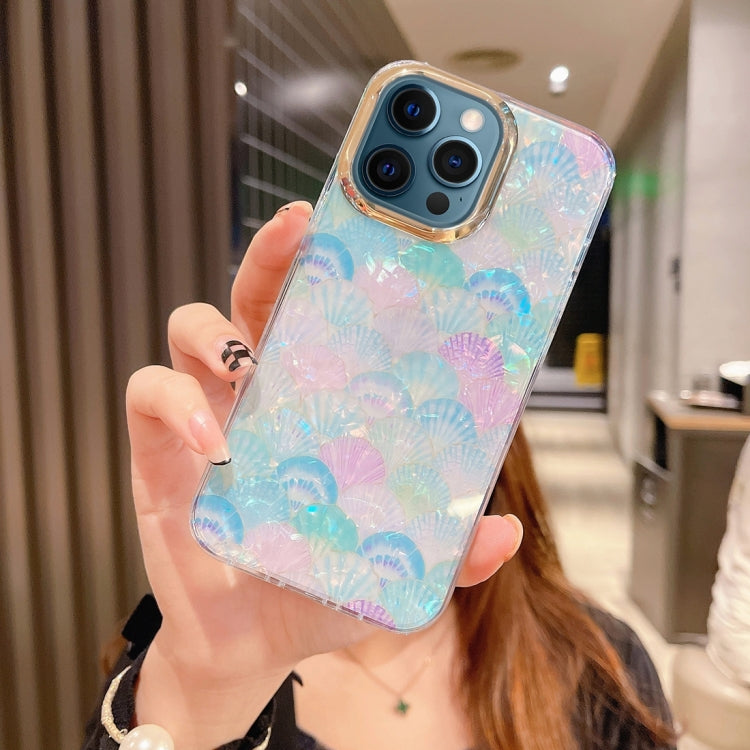 Colorful Crystal Shell Pattern PC + TPU Phone Case