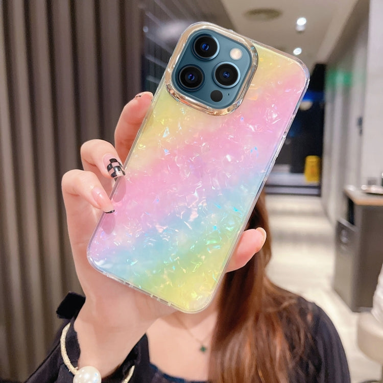 Colorful Crystal Shell Pattern PC + TPU Phone Case