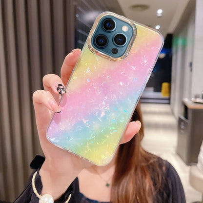Colorful Crystal Shell Pattern PC + TPU Phone Case