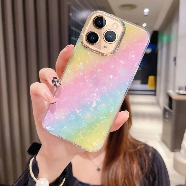 Colorful Crystal Shell Pattern PC + TPU Phone Case
