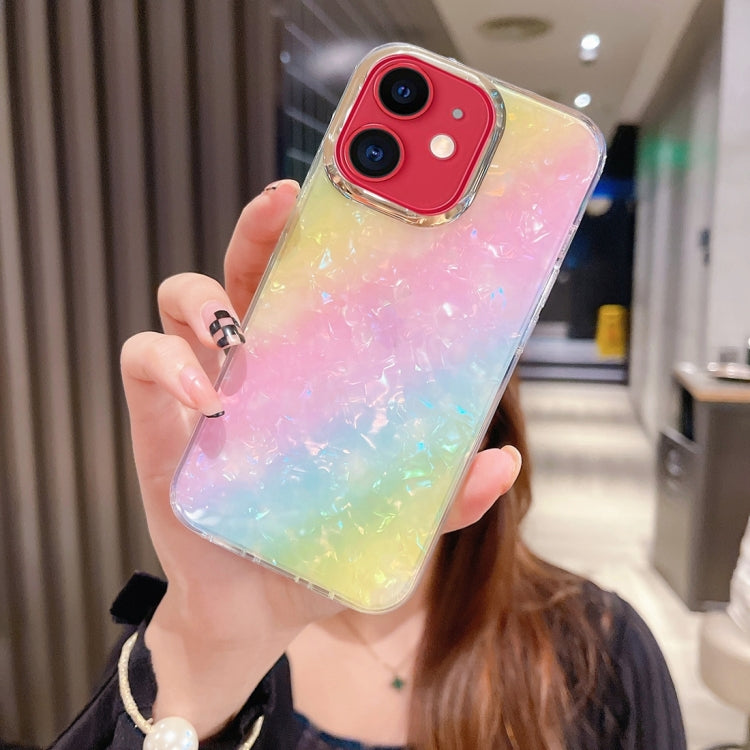 Colorful Crystal Shell Pattern PC + TPU Phone Case