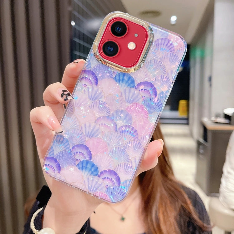 Colorful Crystal Shell Pattern PC + TPU Phone Case