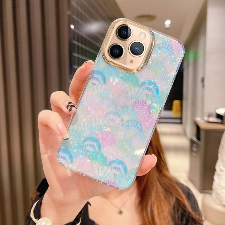Colorful Crystal Shell Pattern PC + TPU Phone Case