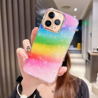 Colorful Crystal Shell Pattern PC + TPU Phone Case