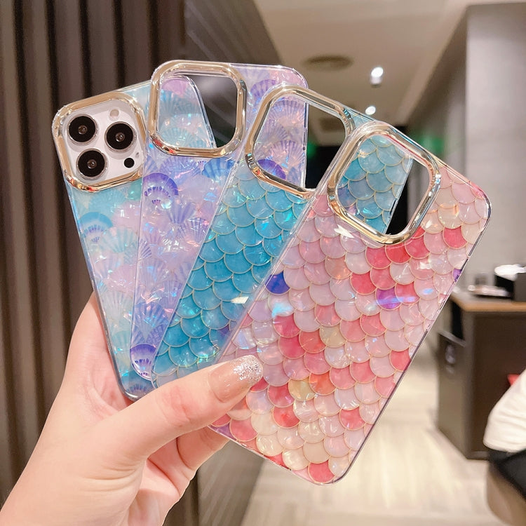 Colorful Crystal Shell Pattern PC + TPU Phone Case