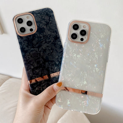Electroplating Shell Texture TPU Phone Case