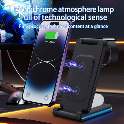 H28 15W 5 in 1 Folding Multifunctional Wireless Charger