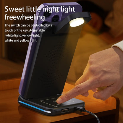 H28 15W 5 in 1 Folding Multifunctional Wireless Charger