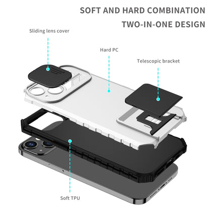 Stereoscopic Holder Sliding Camshield Phone Case