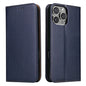 Fierre Shann PU Genuine Leather Texture Phone Case