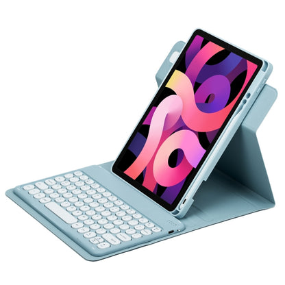 Round Button 360 Degree Rotatable Bluetooth Keyboard Leather Case