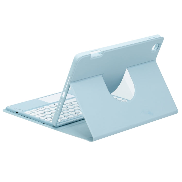 Round Button 360 Degree Rotatable Bluetooth Keyboard Leather Case