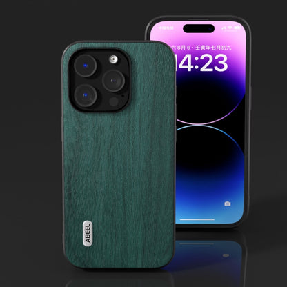 ABEEL Wood Texture PU Phone Case