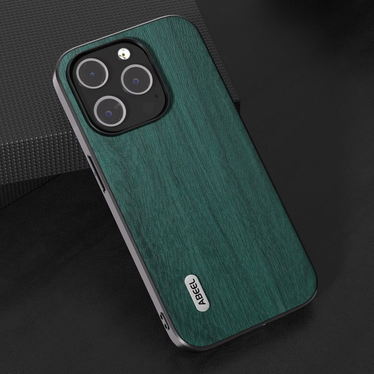 ABEEL Wood Texture PU Phone Case