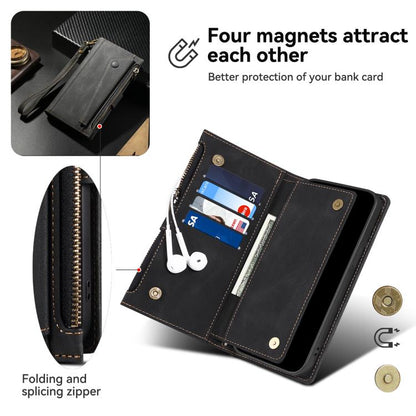 ESEBLE Retro Frosted RFID Flip Leather Phone Case