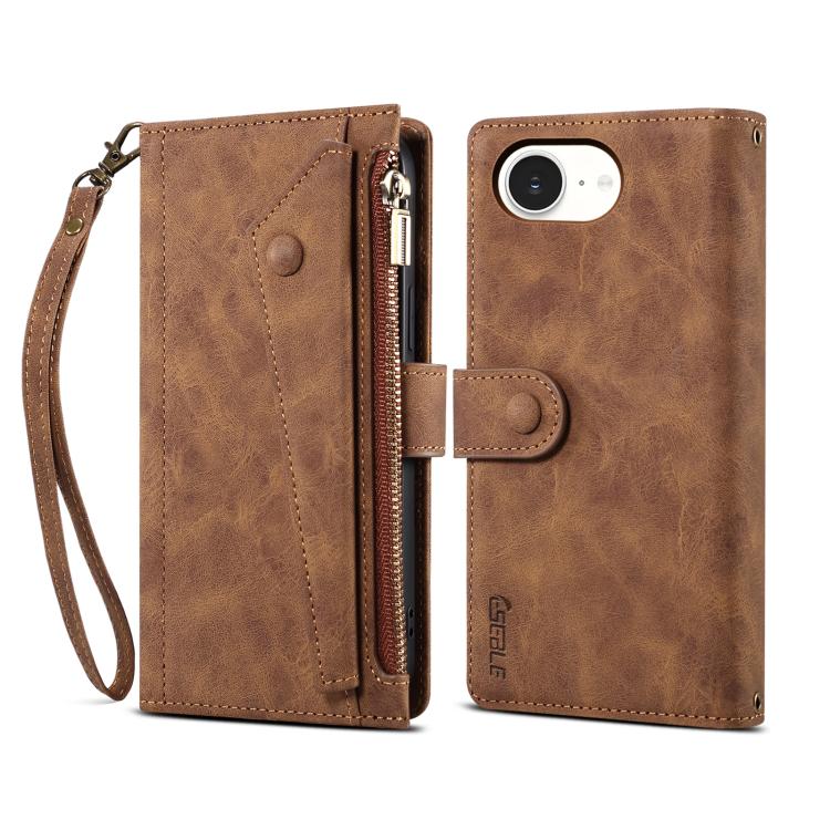 ESEBLE Retro Frosted RFID Flip Leather Phone Case