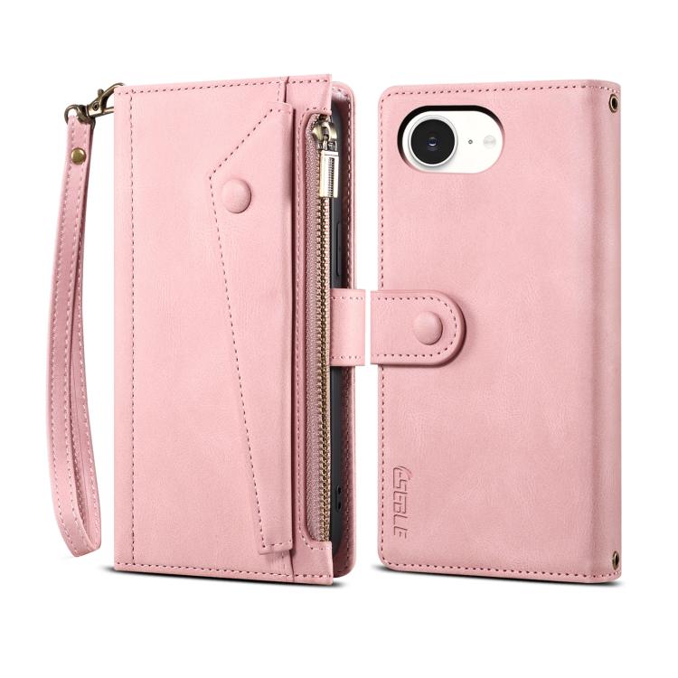 ESEBLE Retro Frosted RFID Flip Leather Phone Case