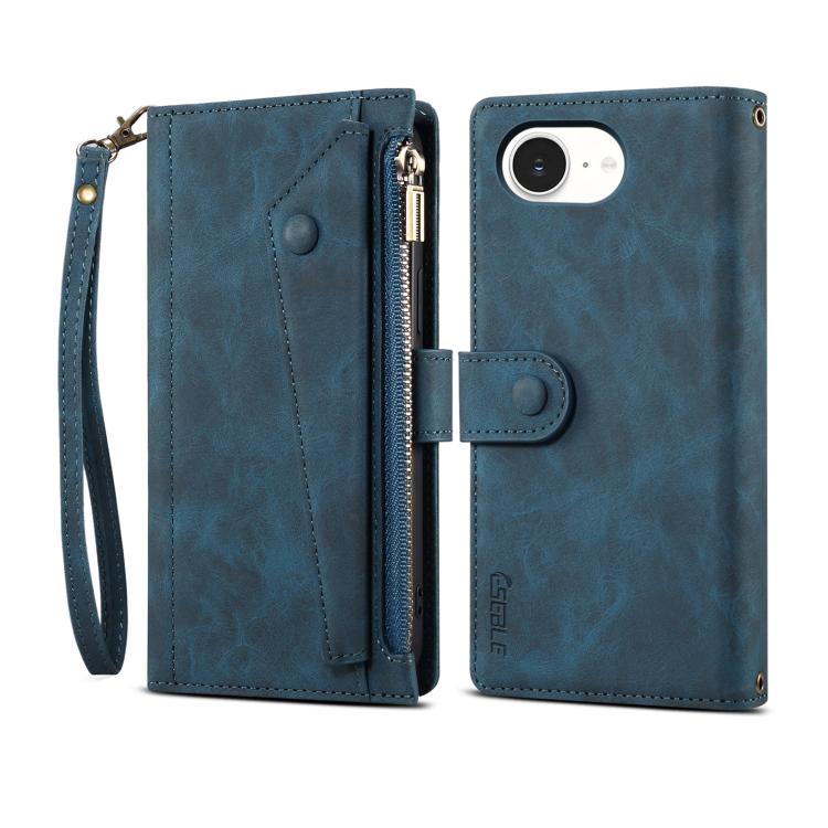 ESEBLE Retro Frosted RFID Flip Leather Phone Case