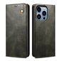 Oil Wax Crazy Horse Texture Leather Phone Case