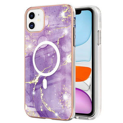Marble Pattern Dual-side IMD Magsafe TPU Phone Case
