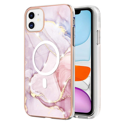 Marble Pattern Dual-side IMD Magsafe TPU Phone Case