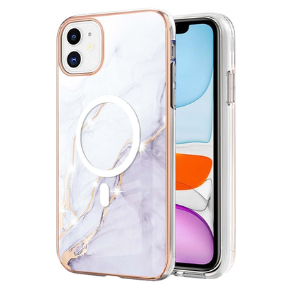 Marble Pattern Dual-side IMD Magsafe TPU Phone Case