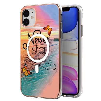 Marble Pattern Dual-side IMD Magsafe TPU Phone Case