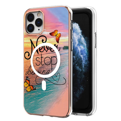 Marble Pattern Dual-side IMD Magsafe TPU Phone Case