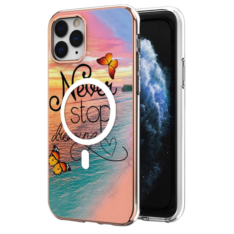 Marble Pattern Dual-side IMD Magsafe TPU Phone Case