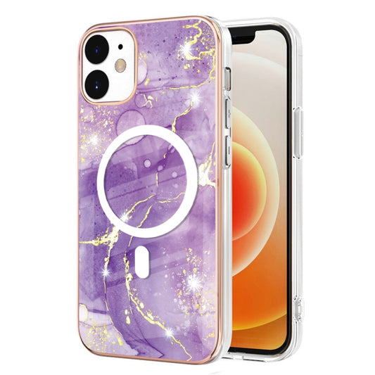 Marble Pattern Dual-side IMD Magsafe TPU Phone Case